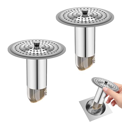 2 Stück Abflusssieb Dusche, Edelstahl Haarsieb Abflusssieb Silikon Allgemein Badezimmer Bodenablauf Geeignet Keine Rückstauentwässerung Haarsieb für Ablaufloch 29–75 mm Badezimmer und Badewanne 2 Stück Abflusssieb Dusche, Edelstahl Haarsieb Abflusssieb Silikon Allgemein Badezimmer Bodenablauf Geeignet Keine Rückstauentwässerung Haarsieb für Ablaufloch 29–75 mm Badezimmer und Badewanne von Casbomy