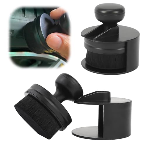 2 Stück Reifenpflege Detailing Pinsel, Reifenglanz Applikator Bürste, Auto Innenr Reinigungsbürste Weiche Borstenbürste Auto Bürste für Reifen, Lenkrad, Sitze, Lüftungsschlitze von Casbomy