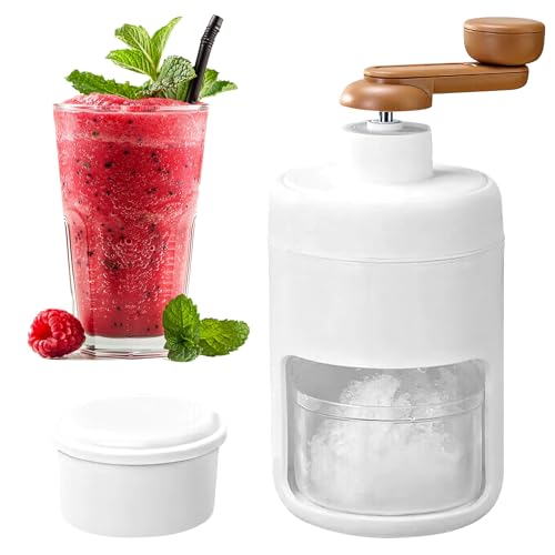 Casbomy Manuelle Eiscrusher, Eiscrusher Schneekegel Maschine, Eiscreme Cocktail Zerbrochenes Eis Maschine, Tragbare Handkurbel Stromloser Betrieb Eiscrusher Maschine für Zuhause, Anwendbar Partys, Bar Casbomy Manuelle Eiscrusher, Eiscrusher Schneekegel Maschine, Eiscreme Cocktail Zerbrochenes Eis Maschine, Tragbare Handkurbel Stromloser Betrieb Eiscrusher Maschine für Zuhause, Anwendbar Partys, Bar von Casbomy