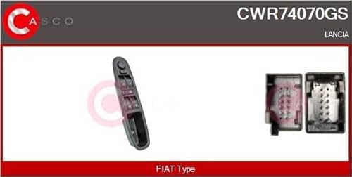 CASCO CWR74070GS Fensterheberschalter Fca von Casco