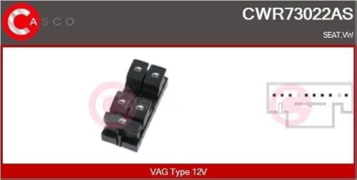 CASCO Fensterheberschalter CWR73022AS von Casco