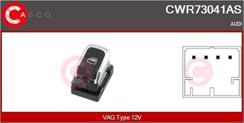 CASCO Fensterheberschalter CWR73041AS von Casco