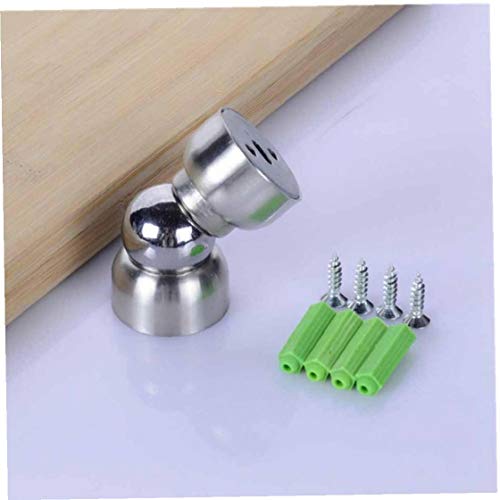 5.6cm Edelstahl -Short Tür Saug-magnetischer Tür-Stopper Badezimmer Schlafzimmer Mini Türstopper mit Schrauben von Case Cover