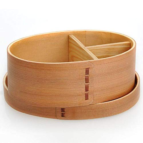 Bento Box Holz Mittagessen Container Japanischen Stil Aus Holz Wiederverwendbare Obst Speisen Sushi Bowl Für Erwachsene Kid-büro-Schule 1 Set von Case Cover