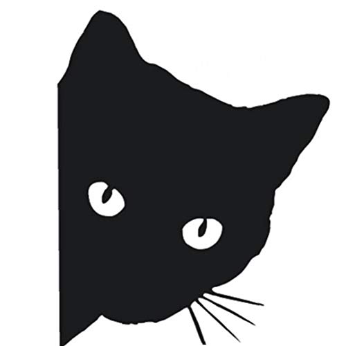 Case Cover 1pc Schwarze Katze Auto-Aufkleber Haustier-Tier-Auto-Fenster Aufkleber Reflektierende Aufkleber Für Auto- Wanddekors von Case Cover