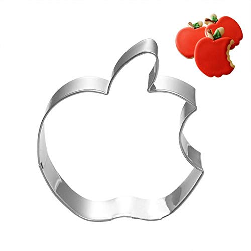 Casecover Apfel Obst Lebensmittel Gegessen Form Ausstechform Süßigkeit-biskuit-form Kuchen Plätzchen-stempel, Edelstahl, 1 Stück Casecover Apfel Obst Lebensmittel Gegessen Form Ausstechform Süßigkeit-biskuit-form Kuchen Plätzchen-stempel, Edelstahl, 1 Stück von Casecover