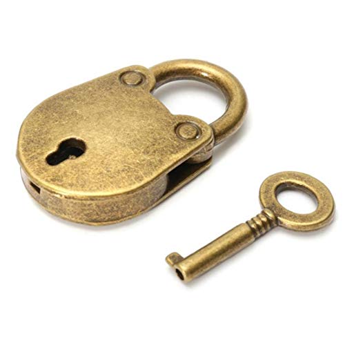 Case Cover Mini Vorhängeschlösser, 1 Satz Weinlese Schlüssel Padlocks Zink-Legierung Kleine Antike Art Schlösser Für Schmuck-Box Tagebuch Gepäckhandtasche Geschenk von okoium