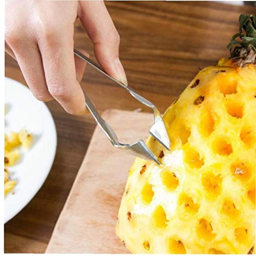 Case Cover Praktische einfache Frucht Schäler Ananasschneider Messer Edelstahl Gadget Ananasschneider von Case Cover
