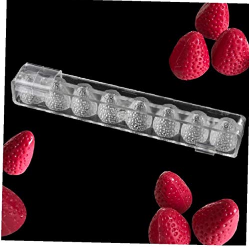 Case Cover Strawberry Shaped Schokoladen-form-3d Klar Kuchen-Fondant-Form-transparent-süßigkeit-gelee-Form-süße Süßigkeit Polycarbonat Bonbonherstellung Mold von Case Cover
