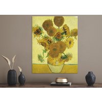 Sonnenblumen Panel Wandbilder Set Van Gogh Design Wohnzimmer Dekoration Bilder Für Schlafzimmer Home Decor Stillleben Wanddekoration Ah4582 von CaseArtHub