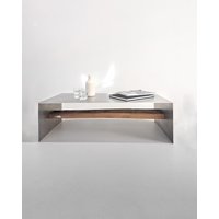 Minimalist Designer Coffeetable - Metal & Wood Lowboard in Industrial Wabi Sabi Style Minimalist Designer Coffeetable - Metal & Wood Lowboard in Industrial Wabi Sabi Style von CaseStudiosDesign