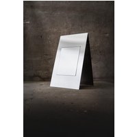 Stainless Steel Customer Stopper A-Frame Sign With Interchangeable Panel Stainless Steel Customer Stopper A-Frame Sign With Interchangeable Panel von CaseStudiosDesign