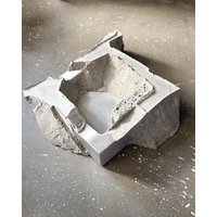 Stainless Steel & Concrete Tray - Brutalist Ashtray Or Bowl For Design Interiors von CaseStudiosDesign