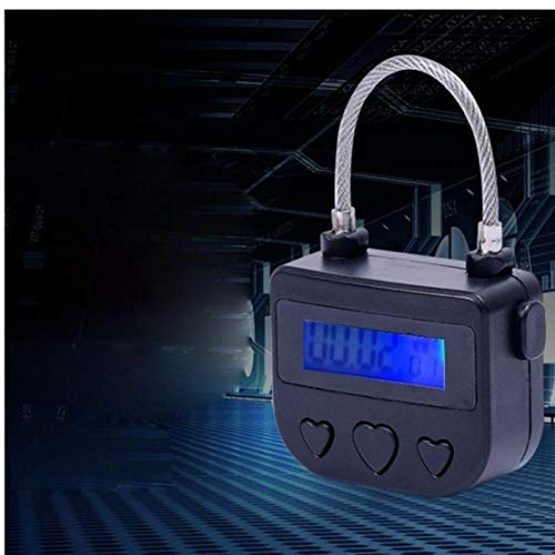Casecover Elektronische Selbstfesselung USB Aufladbare Time Out Padlock Mit LCD-Display von Casecover