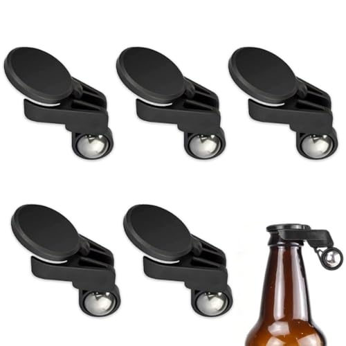 Casenly Flaschenverschluss, 5 Stück Vollautomatischer Flaschendeckel, Bunt Bierflaschenverschluss, Wiederverwendbarer staubdicht Insektenschutz Flaschenverschluss für Bierflaschen, Glasflaschen, Cola Casenly Flaschenverschluss, 5 Stück Vollautomatischer Flaschendeckel, Bunt Bierflaschenverschluss, Wiederverwendbarer staubdicht Insektenschutz Flaschenverschluss für Bierflaschen, Glasflaschen, Cola von Casenly