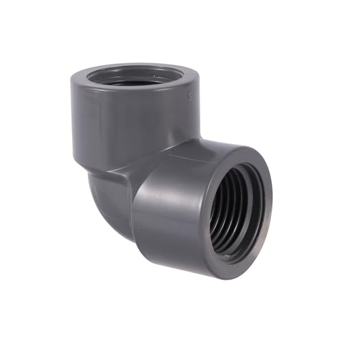 1 Stück 1/2 Zoll Innengewinde PVC-Verbindungsstücke PVC-Rohr Gerades Winkelstück T-Stück Verbindungsstücke PVC-Rohrfittings Wasserrohr 3-Wege-Verbindungsstück(Bend Through) von Casetlong