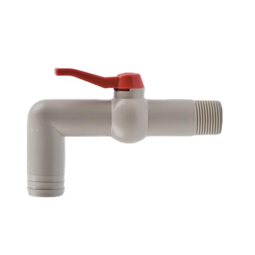 1 stück IBC Tank Adapter Gartenschlauch Wasserhahn Verlängern Anschluss 1/2 "3/4" 1 "Gewinde Kugelhahn Schlauchschalter Wassertank Adapter Armaturen(C) von Casetlong