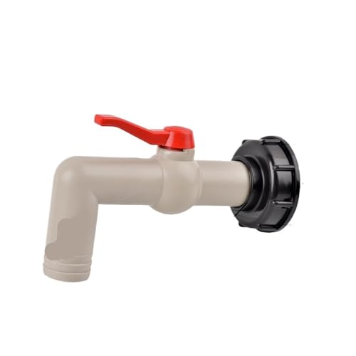 1 stück IBC Tank Adapter Gartenschlauch Wasserhahn Verlängern Anschluss 1/2 "3/4" 1 "Gewinde Kugelhahn Schlauchschalter Wassertank Adapter Armaturen(F) von Casetlong