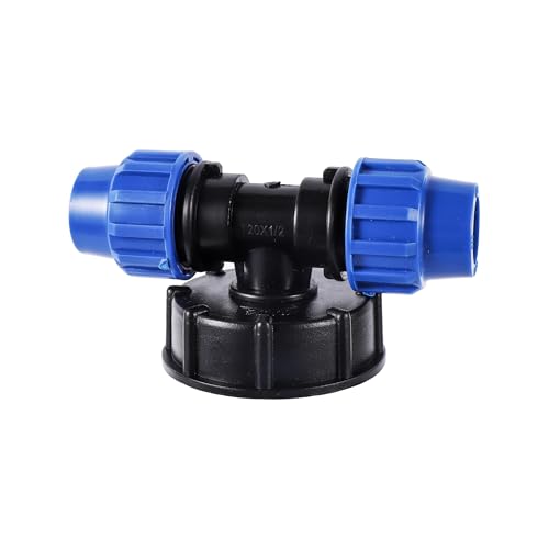 1PC 20/25/32mm Kunststoff PE Rohr T-Stück Verbinder Wasser Splitter IBC Wassertank Reduzierung T-Stück Rohr T-Form Joint Garten Bewässerung Adapter(20mm) von Casetlong