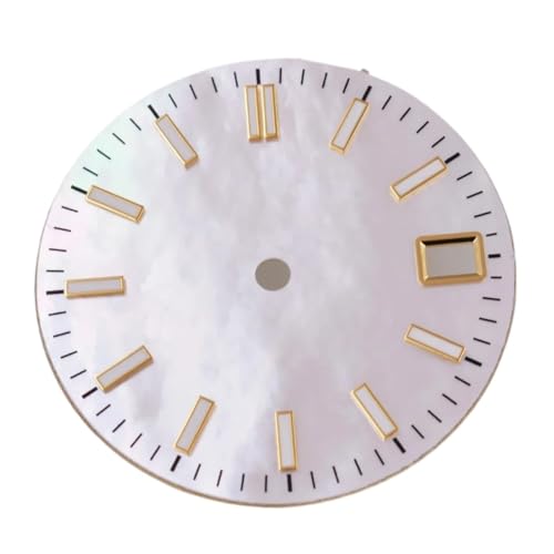 1PC 28,5 MM Grün Leuchtende Uhr Zifferblatt Fit NH35 NH36 Bewegung Zifferblatt Uhr Teile(C Gold) von Casetlong