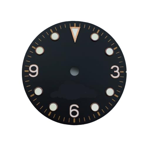 1PC 29mm Farbverlauf Blau Braun Uhr Zifferblatt C3 Grün Leuchtend for NH35 NH36 NH37NH38 NH39 ETA2824 2836 DG2813 PT5000 Bewegung(Black 1) von Casetlong
