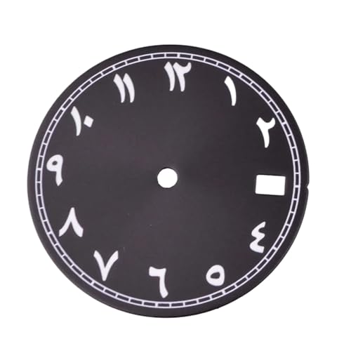 1PC 29mm Grün Leucht Ziffern Uhr Zifferblatt Fit NH35 NH35A Bewegung Zubehör(A) von Casetlong