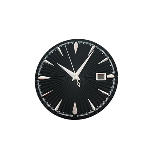 1PC 35mm Radial Texture Uhr Zifferblatt for NH35 36 Automatische Bewegung Mod Reparatur Zifferblatt Gesicht Teile(Black with Hands) von Casetlong