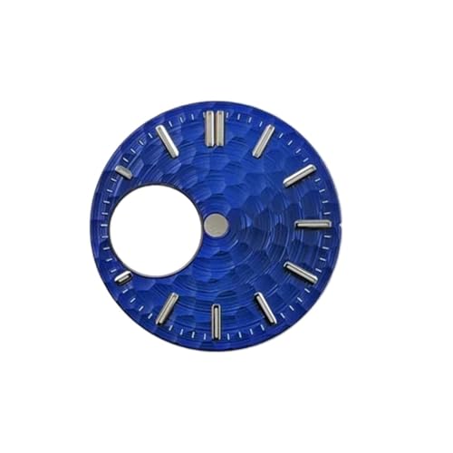 1pc 28,5mm Grün Leuchtende Uhr Zifferblatt Geeignet for NH34 NH38 Bewegung Mechanische Uhr Teile Uhr Zubehör(Blue) von Casetlong