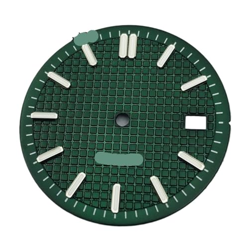 1pc 31mm Uhr Zifferblatt Leucht NH35 2836 2824 DG2813 3804 8205 8215 821A Bewegung(Green,82-DG-ETA) von Casetlong