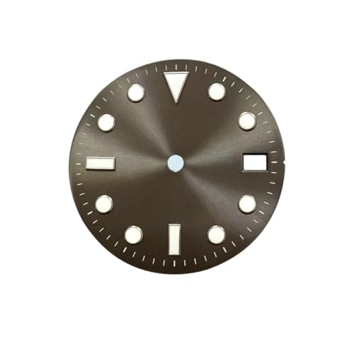 1pc NH35 Zifferblatt Gesicht for NH35 Bewegung 28,5 MM Zifferblatt Zifferblatt Grün Leuchtende Uhr Zubehör for Submariner(A5) von Casetlong