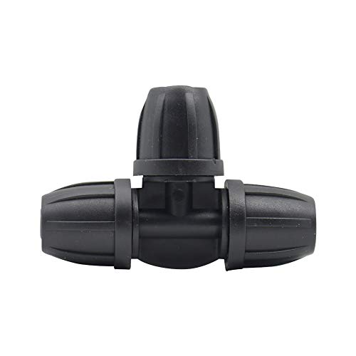Casetlong 10 stücke 8/11mm Schlauch Interface T-stück Ellenbogen Mit Kontermutter Anschluss Garten Tropfbewässerung Schlauch Spender for Bewässerung Rohr Armaturen von Casetlong