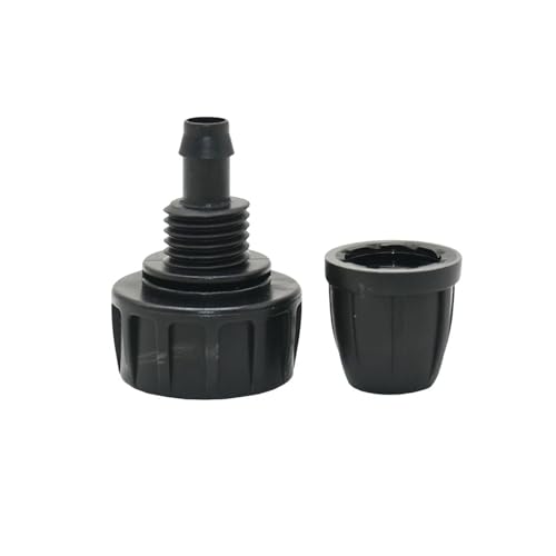 Casetlong 1PC 3/4 "Buchse auf 1/4 3/8 1/2 Zoll Gartenschlauch Barb Anschluss Tap Reducer Wassersplitter for 4/7 8/11/16mm Schlauch(Red) von Casetlong