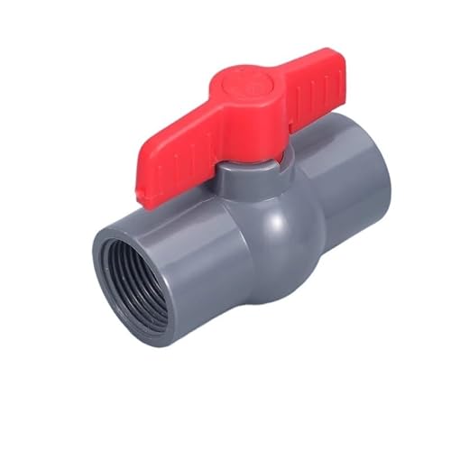 Casetlong 1PC PVC-Rohr Weibliche Kugelhahn Garten Bewässerung Controller Ventil Kunststoff Reparatur Anschluss Rohr Schalter Armaturen(DN32) von Casetlong