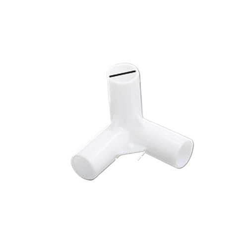 Casetlong 5 Stück Innendurchmesser 12 mm Gerader Winkel 4-Wege-T-Stecker 60 90 120 135 Grad PVC-Stecker DIY Kleiderschrank Zelt Fitting Adapter(90 Degree Tee) von Casetlong