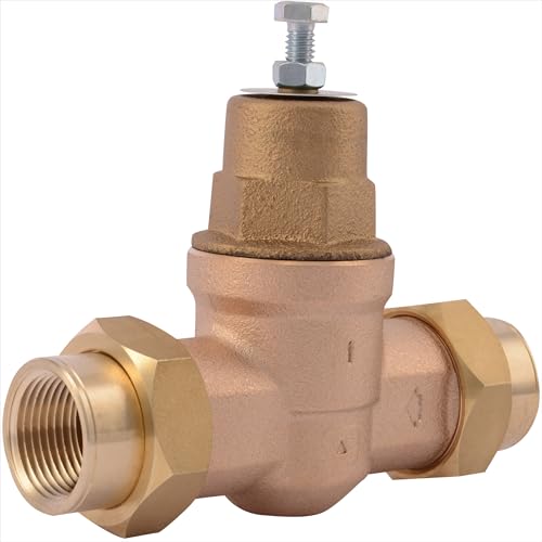 Cash Acme 1 Zoll EB45 Doppel-Union Druckregelventil (PRV), 45 PSI, 23156-0045 von Cash Acme