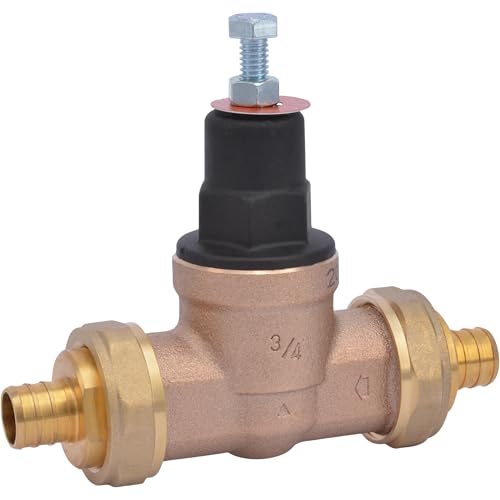 Cash Acme 3/4 Zoll EB45 Double Union Crimpdruckregelventil (PRV), 45 PSI, 23891-0045 von Cash Acme