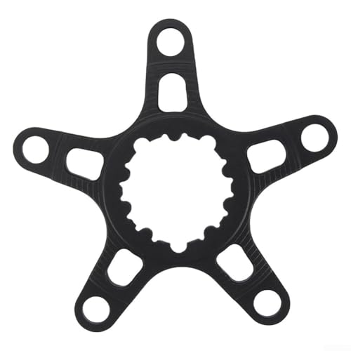 110BCD / 130BCD Kurbeladapter, hergestellt aus 6061 Aluminium für verbesserte Kompatibilität (110BCD schwarz) von CashMuch