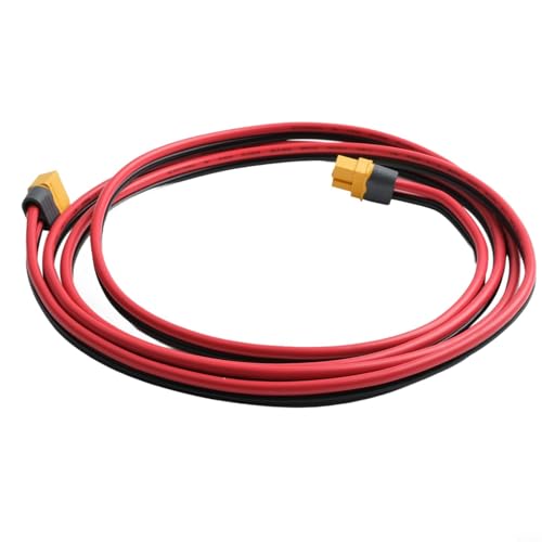 12 AWG Premium-Draht in dieser zuverlässigen XT60-Verlängerungskabel-Lösung (1,83 m) von CashMuch
