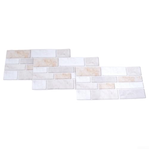 27 x 3D-Badezimmer-Wandfliesen-Aufkleber, einfach anzubringen, wasserdichtes PVC für die Küche 27 x 3D-Badezimmer-Wandfliesen-Aufkleber, einfach anzubringen, wasserdichtes PVC für die Küche von CashMuch