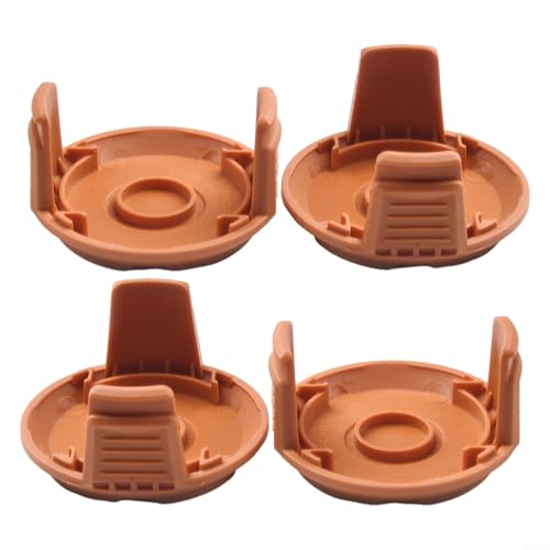 4 Stück Spulenkappen Ersatz für Worx WA0010 Rasentrimmer Modelle WG150 Serie von CashMuch
