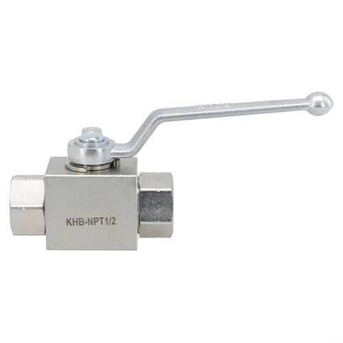 500 Bar Hochdruck-Hydraulik-Kugelhahn, 1 Stück, Karbonstahl-Design für effiziente Flüssigkeitskontrolle in Gas- und Öl-Anwendungen (NPT 2,5–5,1 cm) von CashMuch