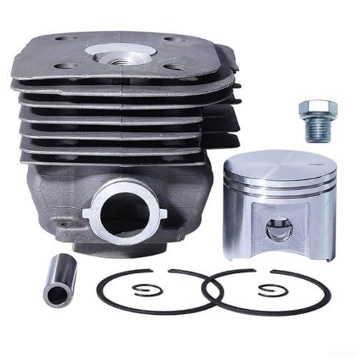 55 mm Zylinderkolben-Set, kompatibel mit Kettensägen für 390 für 390XP 3, Ersatzteilnummern 537169771 544006502 Vollzylinder und Ventil-Set von CashMuch