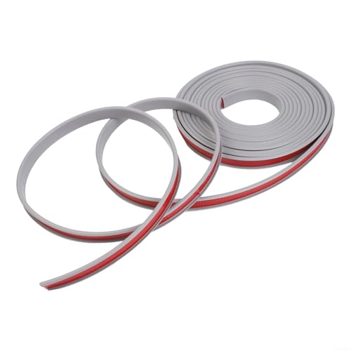 6M U-förmiges Kantenschutz-Dichtungsband für Holzmöbel und Schrankecken (grau, 14 mm) von CashMuch