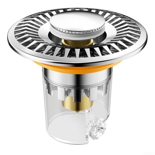 Abfallmanagement leicht gemacht mit diesem zuverlässigen Mehrzweck-Bodenablaufsieb, geeignet für jeden Bereich (Silber) von CashMuch