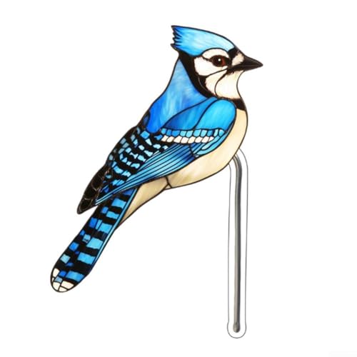 Bezaubernde Topfdekoration mit skurrilen Vogel- und Schmetterlings-Design für Gartenarbeit (A) von CashMuch