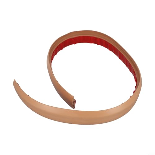 Bodenübergangsstreifen für Laminatböden und Fliesen mit flachem PVC-Design, 99 cm Länge, Schwellenabdeckung für sichere und reibungslose Bodenhöhenänderung (Hellbraun) von CashMuch