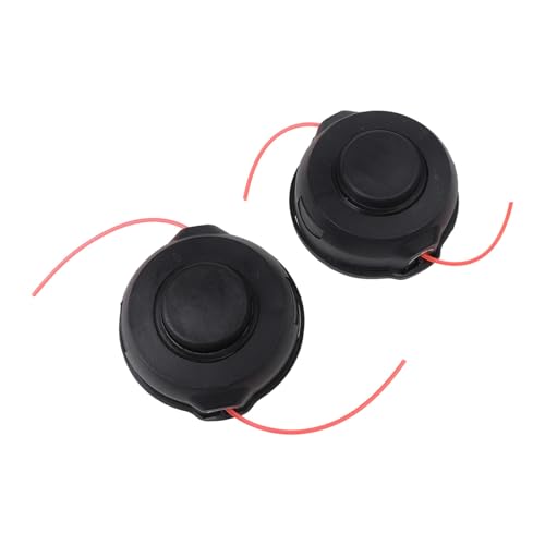 CashMuch ​​198386-5 Trimmerkopf Ersatz - Bump Feed M8x1.25LH Gewinde für Rasentrimmer (Schwarz ABS/Nylon, 1 oder 2er-Pack Optionen) ​ (2 Stück) von CashMuch