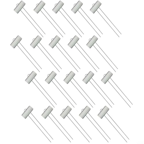 CashMuch 20 Stück Edelstahl-Pflanzenetiketten Metall Gartenanhänger für Blumen, Kräuter, Gemüse, Identifizierung mit Schreibplatz, wetterfest, wiederverwendbar (Silber) von CashMuch