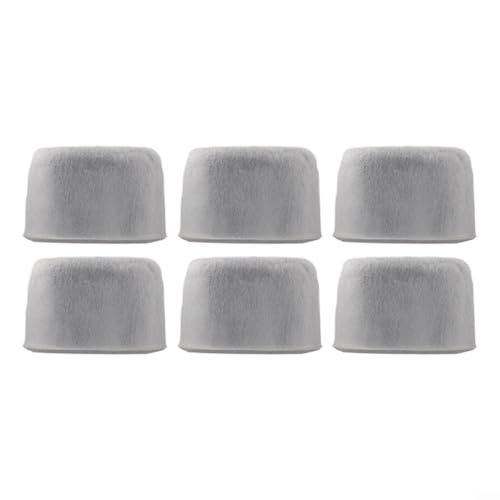 CashMuch 6/12 Pack Kaffeemaschine Holzkohle Wasserfilter Ersatzteil, Café Wasserfiltereinsätze Kohlefilter für Espressokocher (6 Stück) von CashMuch