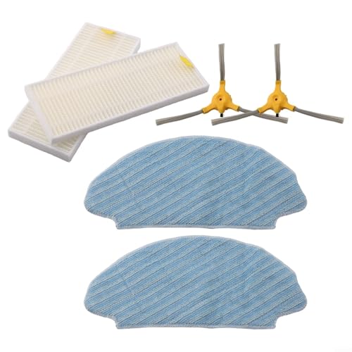 CashMuch Ersatz-Filterbürste und Wischmopp-Set für MEDION Saugroboter MD 20041, für S12 SW und für MD 19601, inklusive 2 Seitenbürsten, 2 Filter und für 2 Tuchmopps CashMuch Ersatz-Filterbürste und Wischmopp-Set für MEDION Saugroboter MD 20041, für S12 SW und für MD 19601, inklusive 2 Seitenbürsten, 2 Filter und für 2 Tuchmopps von CashMuch